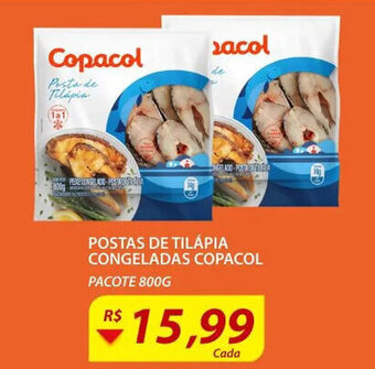 Assaí Atacadista Postas de Tilápia Congelados Copacol 800g oferta
