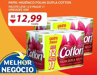 Assaí Atacadista Papel Higiênico Folha Dupla Cotton oferta