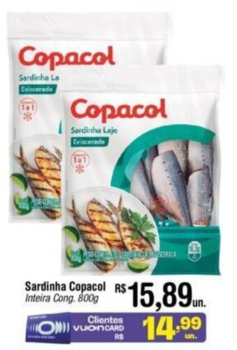 Fort Atacadista Sardinha Copacol 800g oferta