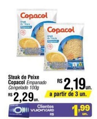 Fort Atacadista Steak de Peixe Copacol 100g oferta