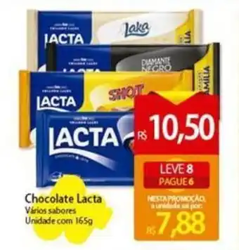 Atacadão Chocolate Lacta 165g oferta