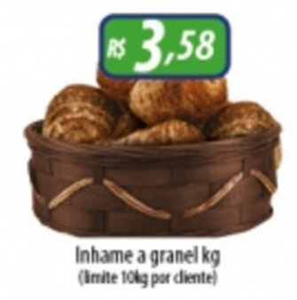 Inhame a granel 1kg