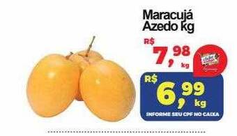 Semar Supermercado Maracujá azedo kg oferta