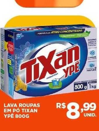 Tatico Lava roupas em pó tixan ypê oferta