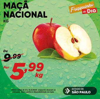 Dia Maçã nacional kg oferta
