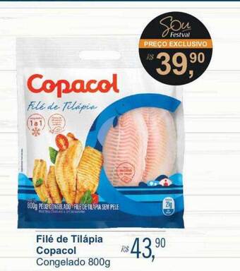 Festval Filé de tilápia copacol congelado oferta
