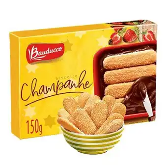 Supermercados Andreazza Bisc champanhe bauducco 150g acucar cristal oferta