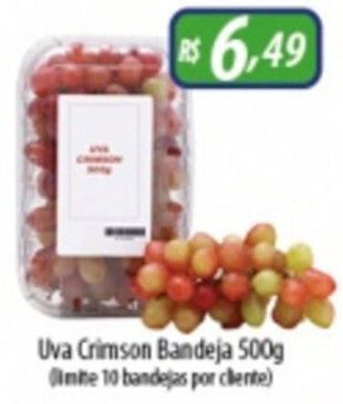 Uva Crimson Bandeja 500g