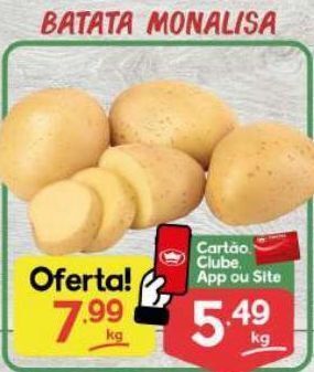 Supermercados Princesa Batata monalisa kg oferta