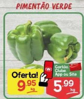 Pimentão verde kg