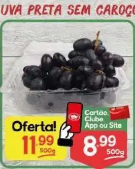 Supermercados Princesa Uva vitória sem caroço 500g oferta
