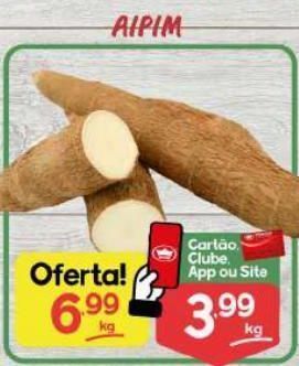 Supermercados Princesa Aipim kg oferta