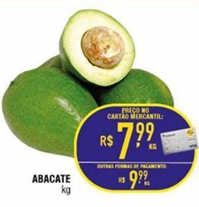 Mercantil Rodrigues Abacate kg oferta