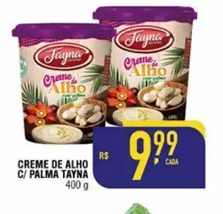 Creme de alho c/ palma tayna 400g