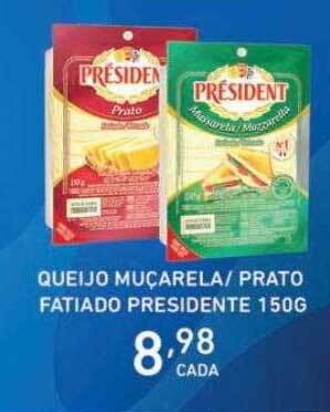 Epa Queijo muçarela prato fatiado presidente oferta