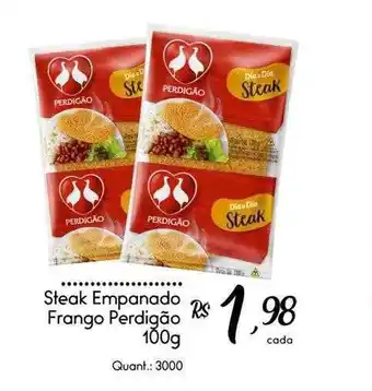Giassi Supermercados Steak empanado frango perdigão oferta