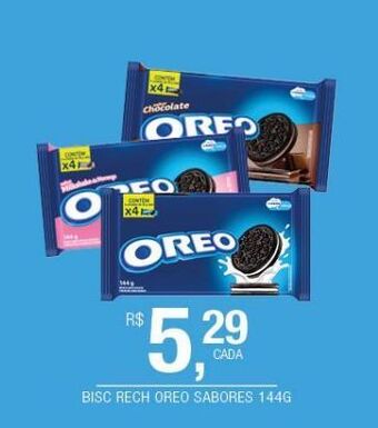 DB Supermercados Biscoito recheado oreo 144g oferta