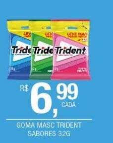 DB Supermercados Goma masc trident 32g oferta