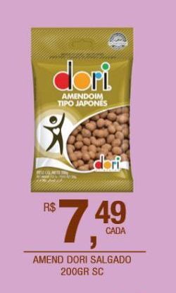 DB Supermercados Amendoim dori salgado 200g oferta