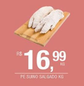 DB Supermercados Pé suíno salgado kg oferta