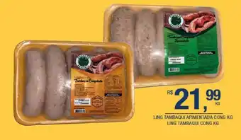 Linguiça tambaqui apimentada cong kg