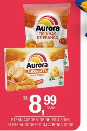 DB Supermercados Steak aurora tirinhas frango 300g oferta