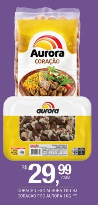 DB Supermercados Coraçao frango aurora 1kg oferta