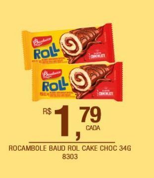 Rocambole bauducco 34g