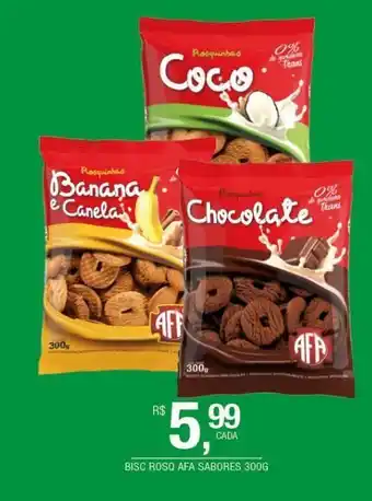 DB Supermercados Biscoito rosquinha afa sabores 300g oferta