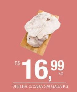 Orelha c/ cara salgada kg