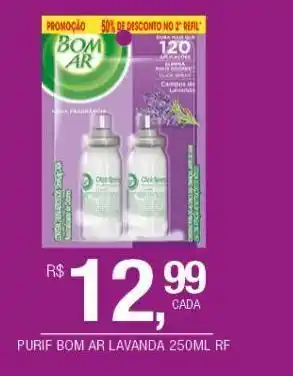 DB Supermercados Purificador de ar bom ar lavanda 250ml oferta