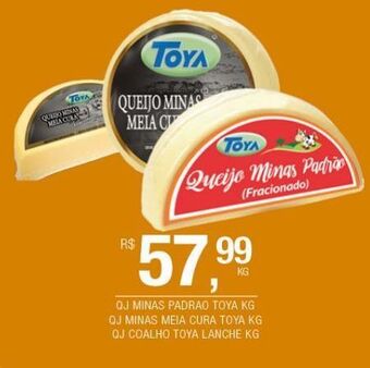 Queijo minas padrão toya kg