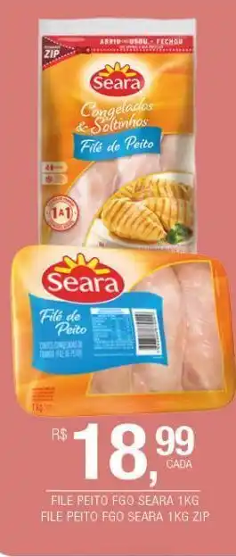 DB Supermercados Filé de peito de frango seara 1kg oferta