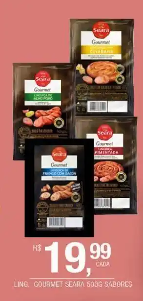 DB Supermercados Linguiça gourmet seara 500 g (sabores) oferta