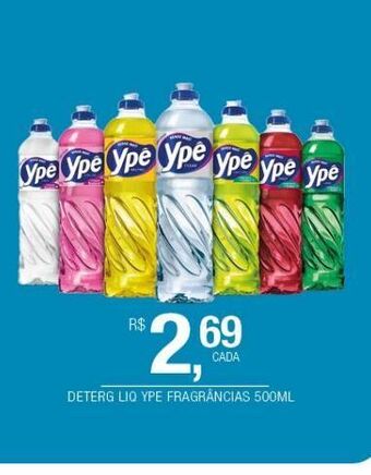 DB Supermercados Detergente líquido ypê 500ml oferta