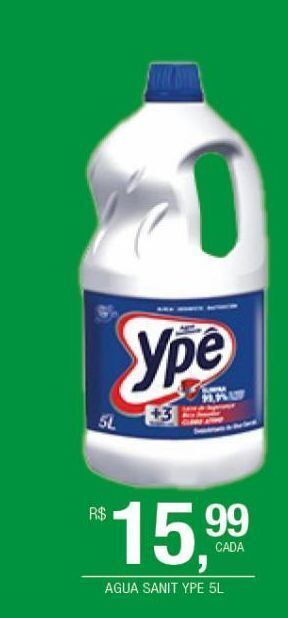 DB Supermercados Água sanitária ypê 5l oferta