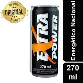 Energético extra power sugar free embalagem 270ml
