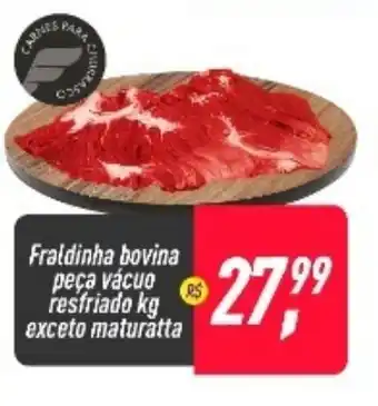 Frangolândia Fraldinha bovina peca vacuo 1kg oferta