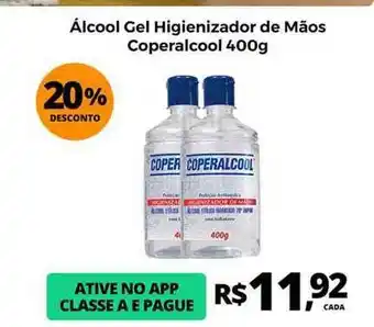 Delta Supermercados álcool Gel Higienizador De Mãos Coperalcool 400g oferta