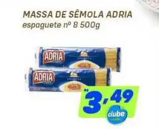 Prezunic Massa De Sêmola Adria 500g oferta