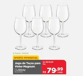 Le Biscuit Jogo De Taças Para Vinho Magnum Libbey oferta
