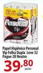 Akki Atacadista Papel higiénico personal vip folha dupla oferta