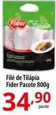 Akki Atacadista Filé de tilápia fider pacote oferta
