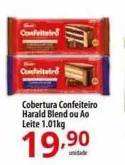 Cobertura confeiteiro harald blend ou ao leite