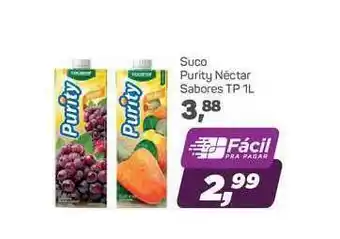 Supermercados São Vicente Suco Purity Néctar Sabores Tp 1L oferta