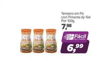 Tempero Em Pó Com Pimenta Aji-sal 100g