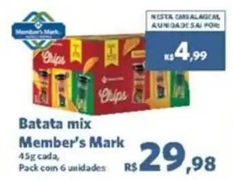 Sam's Club Batata Mix Member's Mark 45g oferta