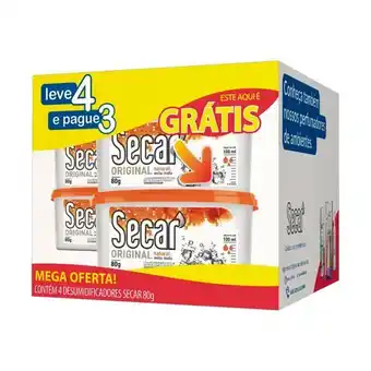 Desumidificador secar 80g leve 04un pague 03un