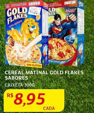 Assaí Atacadista Cereal Matinal Gold Flakes Sao Braz 300g oferta