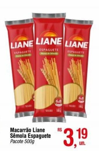 Fort Atacadista Macarrão Liane Sêmola Espaguete 500g oferta